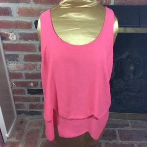 🔴 Cynthia Rowley Blouson Tank Top